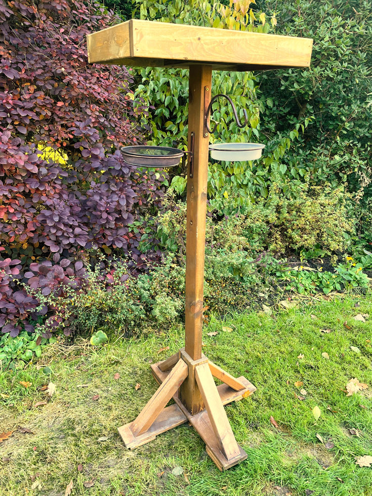 Bird Feeding Table Feeder Station Open Top