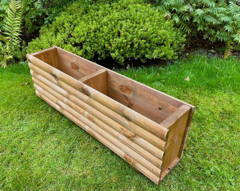 Garden Plant Container Log Style Extra Large