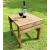 Wooden Outdoor Coffee Drinks Patio Table - view 2