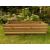 Log Style Wooden Flower Planter Heavy Duty Medium 90 cm - view 2