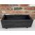 Wood Plant Planter Box Container Charcoal Black 60cm - view 1