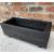 Wood Plant Planter Box Container Charcoal Black 60cm - view 2