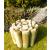 Wooden Log Rolls Lawn Grass Border Edging 20cm High Pack of 4 - view 2