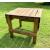 Wooden Outdoor Coffee Drinks Patio Table - view 4