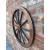 Rustic Wooden Cartwheel Wall Spoked Wheel Vintage Style - view 1