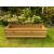 Log Style Wooden Flower Planter Heavy Duty Medium 90 cm - view 3