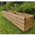 Log Style Wooden Flower Planter Heavy Duty Large 120 cm - view 1