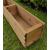 Log Style Wooden Flower Planter Heavy Duty Large 120 cm - view 3