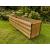 Log Style Wooden Flower Planter Heavy Duty Medium 90 cm - view 1