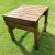 Wooden Outdoor Coffee Drinks Patio Table - view 5