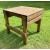 Wooden Outdoor Coffee Drinks Patio Table - view 3