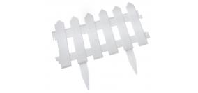 White Plastic Picket Fence - UK Garden Products