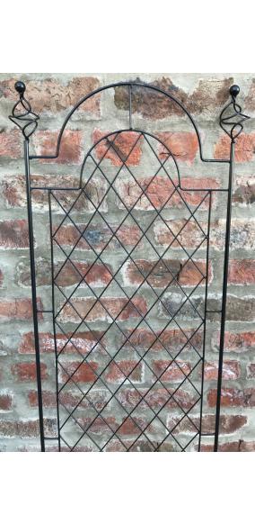 Spiral Wall Trellis Design Garden Black 120cm - UK Garden Products