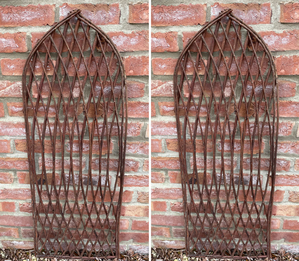 Willow Trellises Plant Support Flower Climbing Garden Screen Panel Gothic