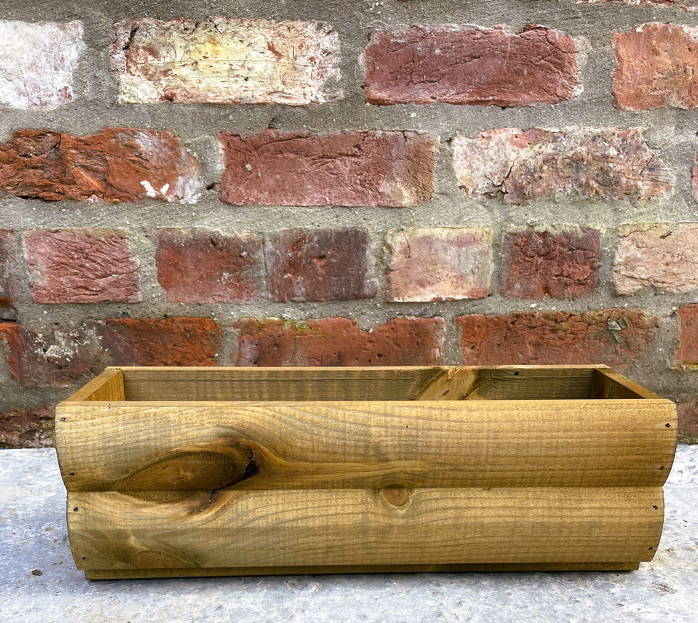 Wooden Windowsill Kitchen Herb Planter Box